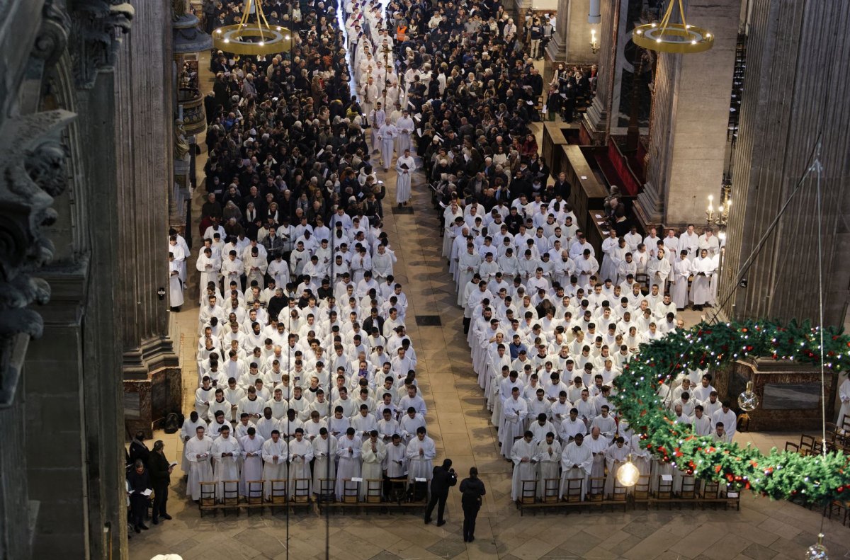 Messe à Saint-Sulpice. Dimanche 3 décembre 2023. © Yannick Boschat / Diocèse de Paris.