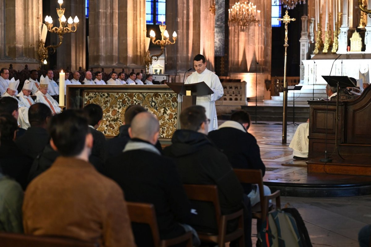 Messe à Saint-Eustache. Samedi 2 décembre 2023. © Marie-Christine Bertin / Diocèse de Paris.
