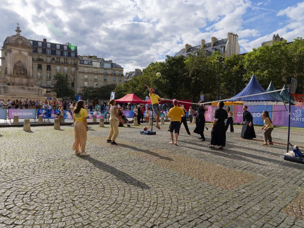 Holy Games à Saint-Sulpice. © Yannick Boschat / Diocèse de Paris.