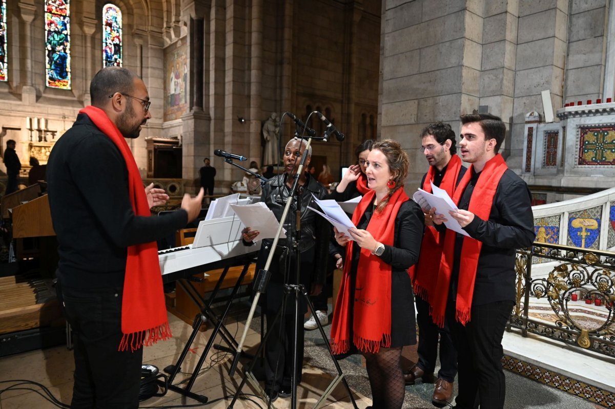 Rassemblement des jeunes au service de la liturgie 2023. © Marie-Christine Bertin / Diocèse de Paris.