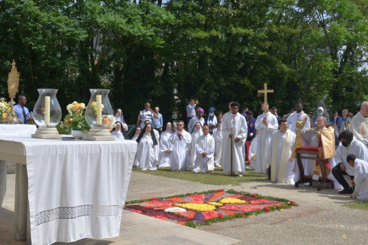 Procession de la Fête-Dieu. © Marie-Christine Bertin / Diocèse de Paris.