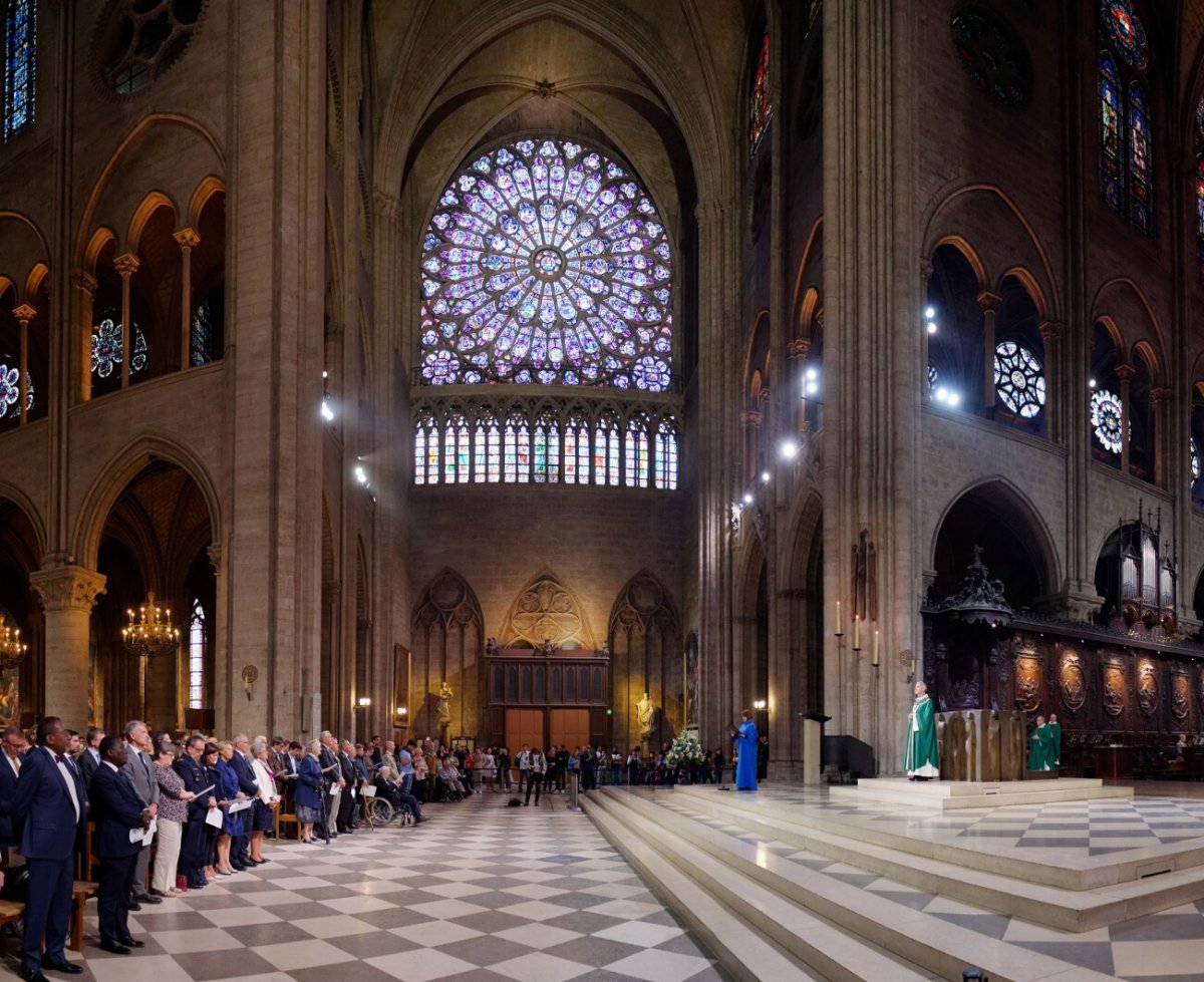 Messe pour l'anniversaire de la Libération de Paris. © Yannick Boschat / Diocèse de Paris.