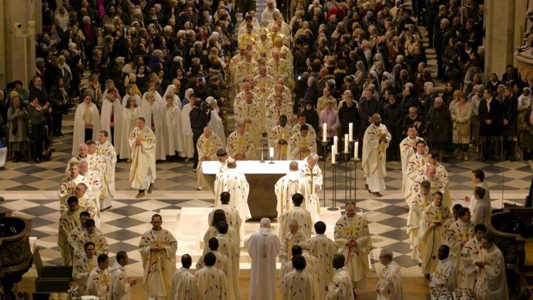 Messe pour les consacrés du diocèse de Paris 2024. (c) Yannick Boschat / Diocèse de Paris.