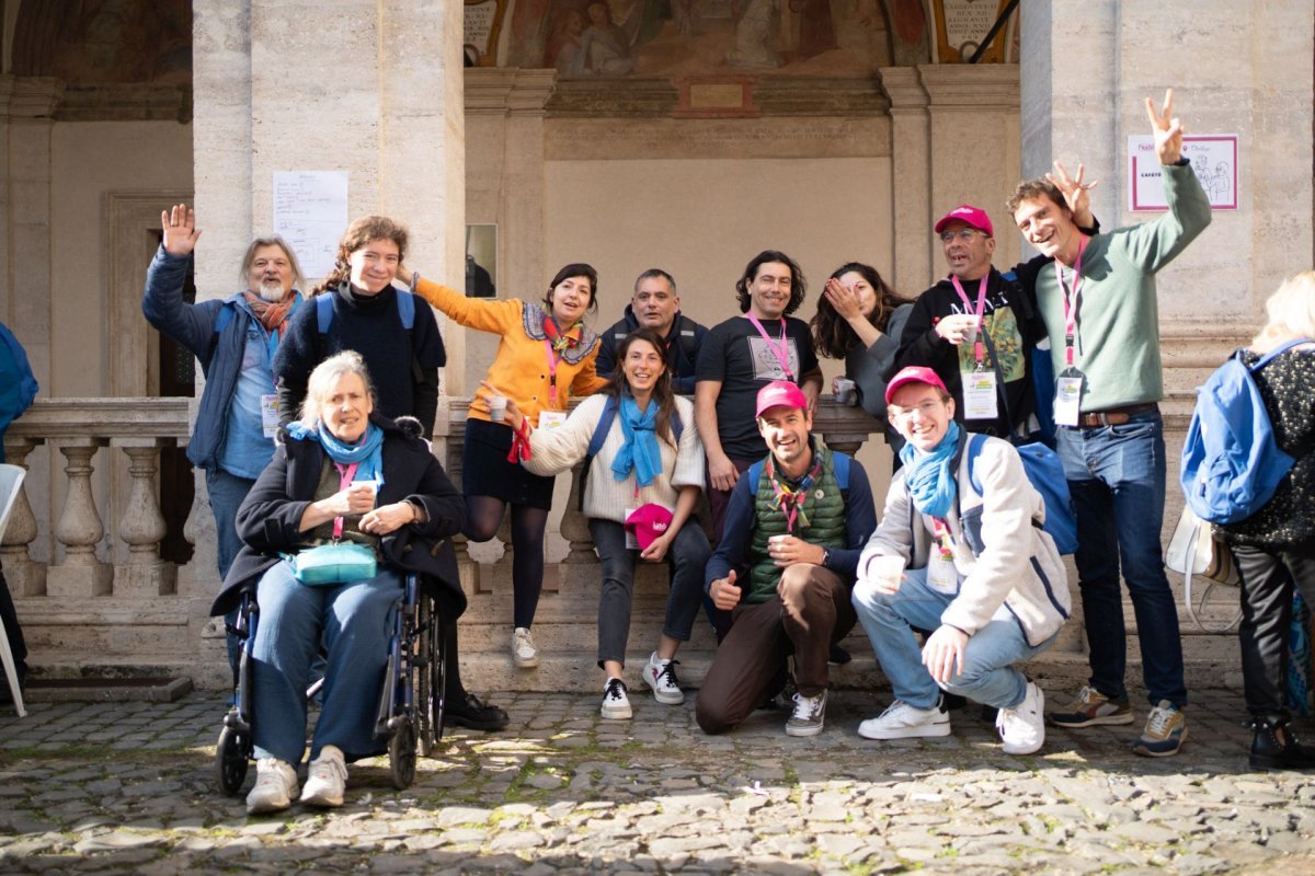 Jubilé des Pauvres à Rome avec Fratello. © Marine Clerc.