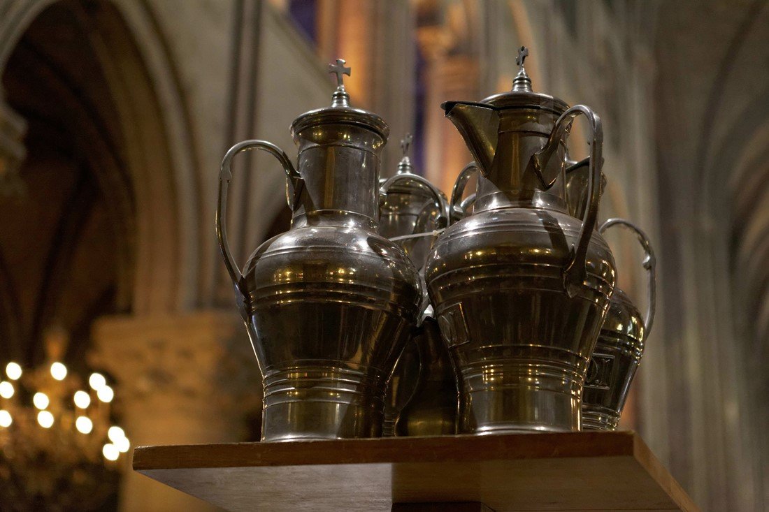 Messe chrismale à Notre-Dame de Paris. © Yannick Boschat / Diocèse de Paris.