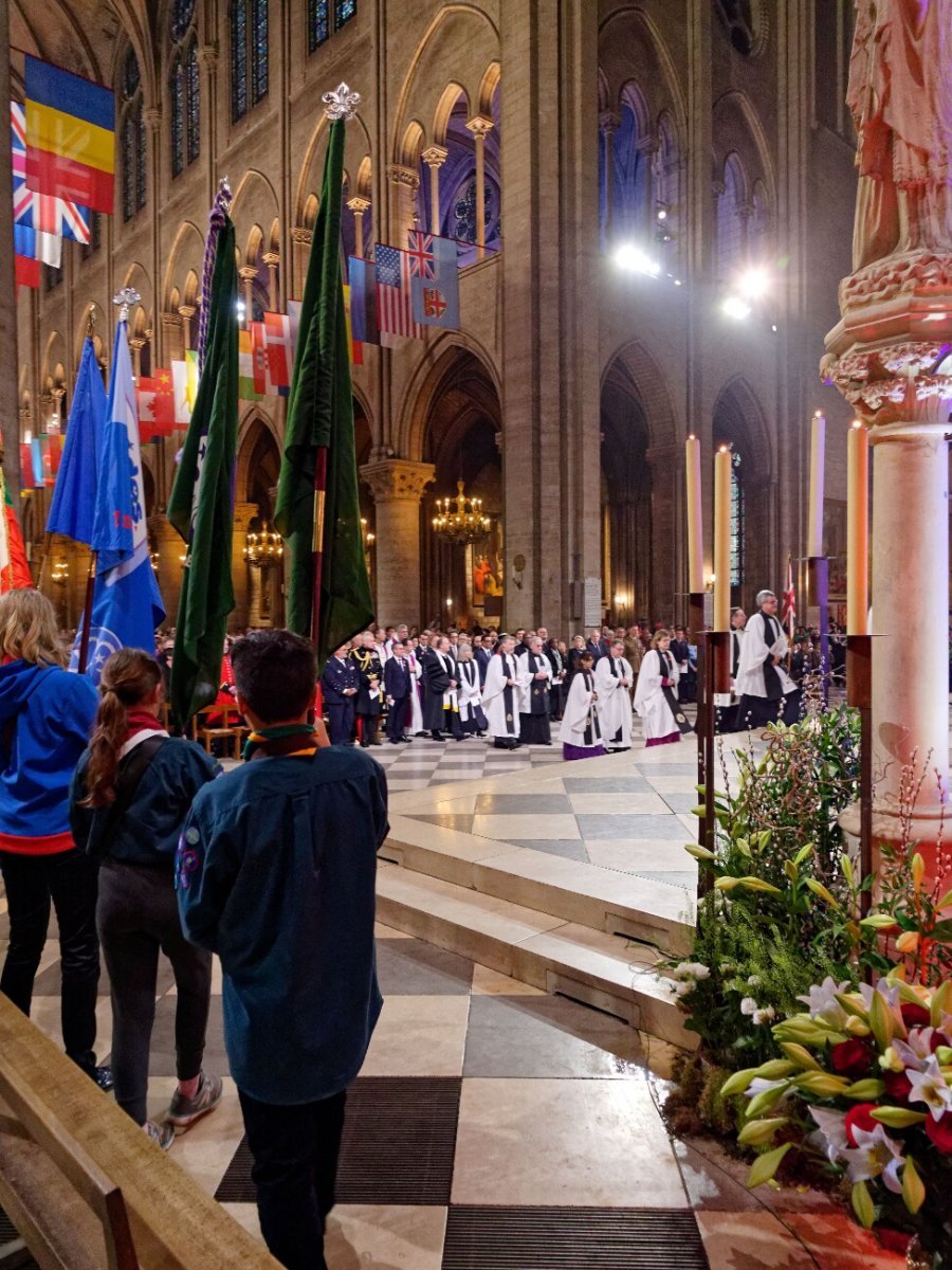 Célébration de commémoration du centenaire de l'armistice de la Grande (…). © Yannick Boschat / Diocèse de Paris.