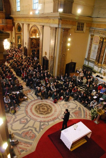 Pèlerinage des pères de famille, Saint Joseph des Carmes. © Diocèse de Paris 