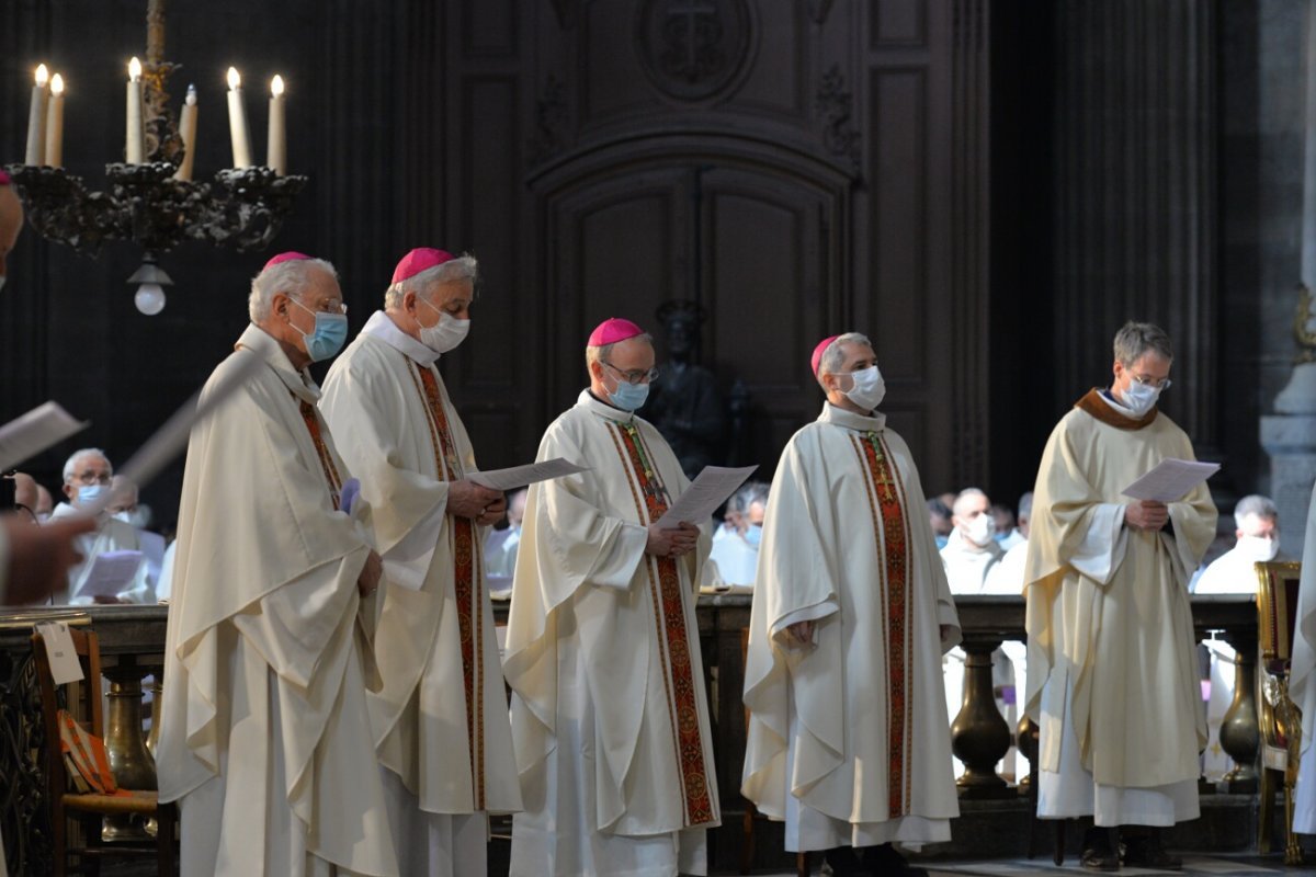 Messe chrismale 2021. © Marie-Christine Bertin / Diocèse de Paris.