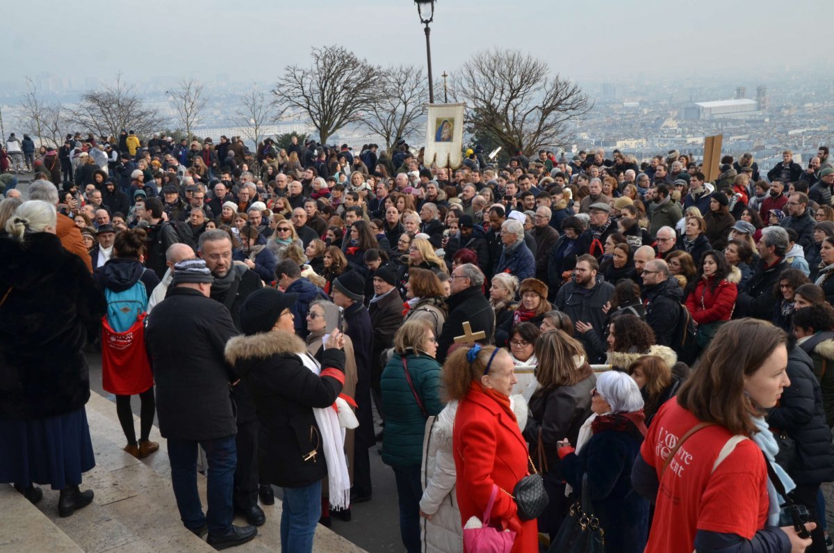 Montée jubilaire des chrétiens d'Orient. © Michel Pourny / Diocèse de Paris.