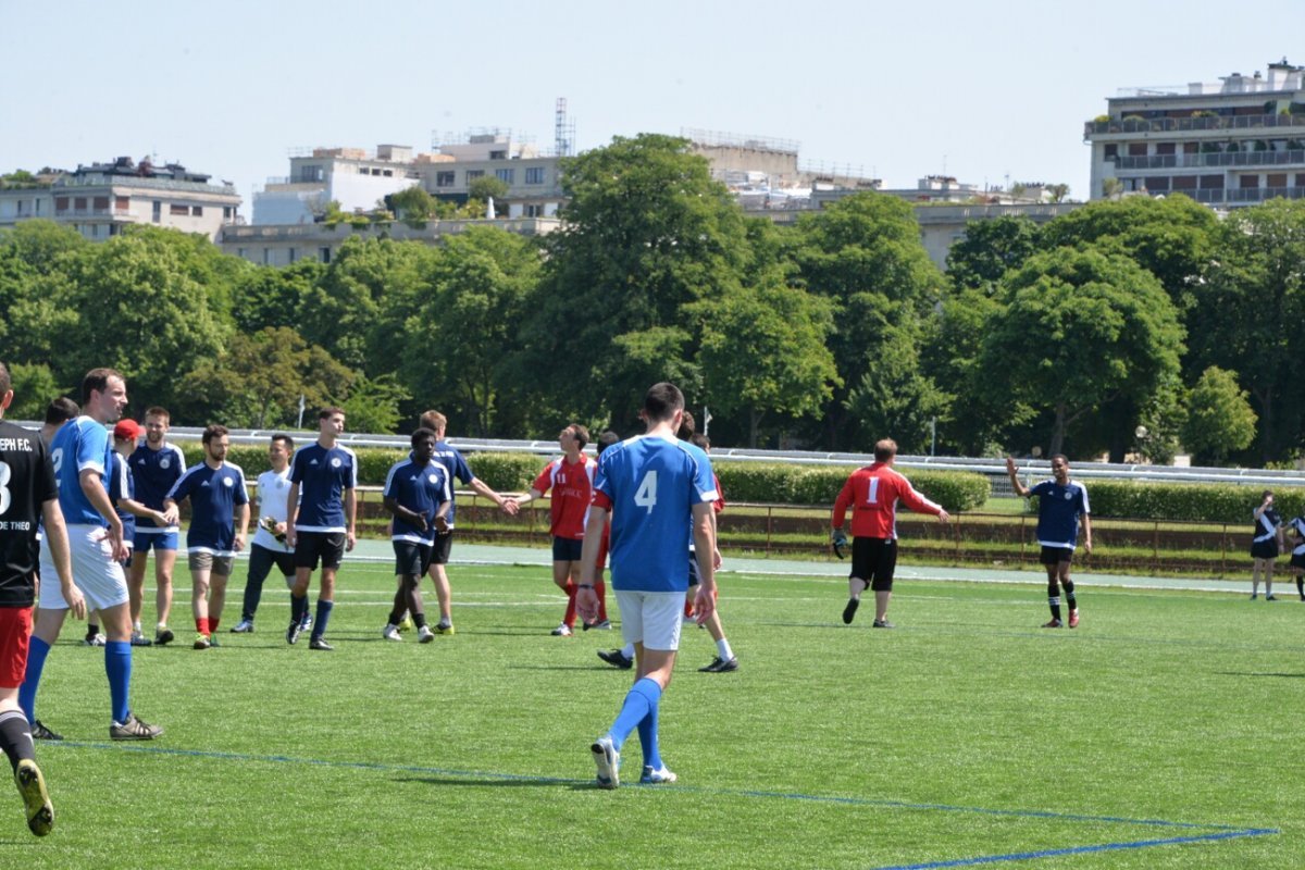 Tournoi de football. © Marie-Christine Bertin / Diocèse de Paris.