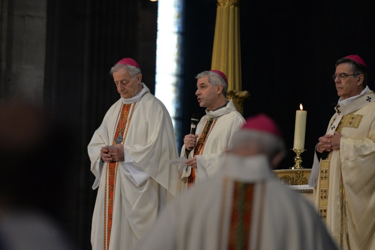 Messe chrismale 2021. © Marie-Christine Bertin / Diocèse de Paris.