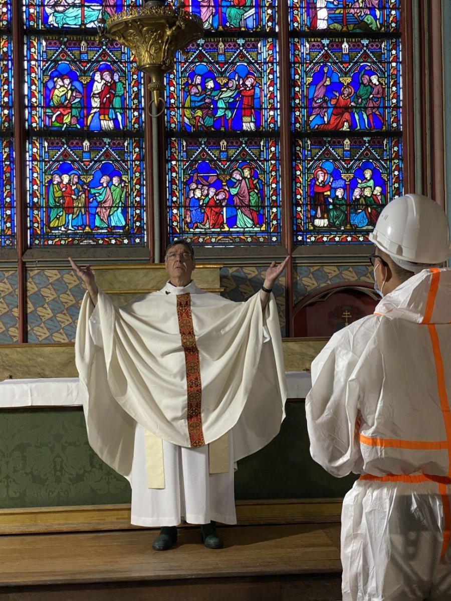 Messe de la dédicace de la cathédrale Notre-Dame de Paris 2021. © Aurélien Pasquet / Cathédrale Notre-Dame de Paris.