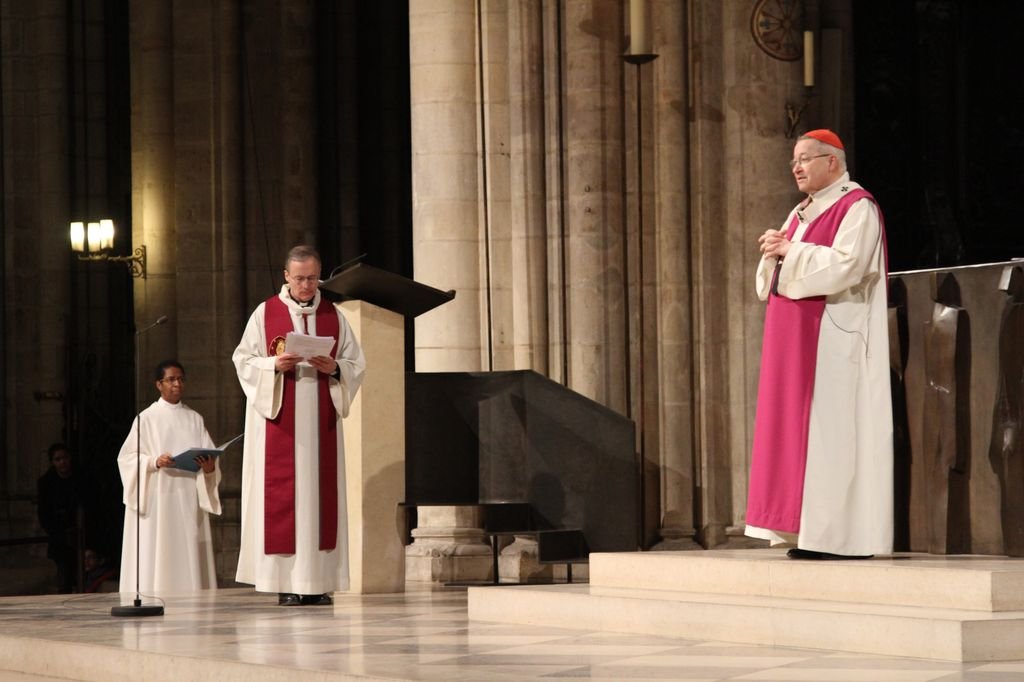 Appel décisif des catéchumènes. Photo de Yannick Boschat 