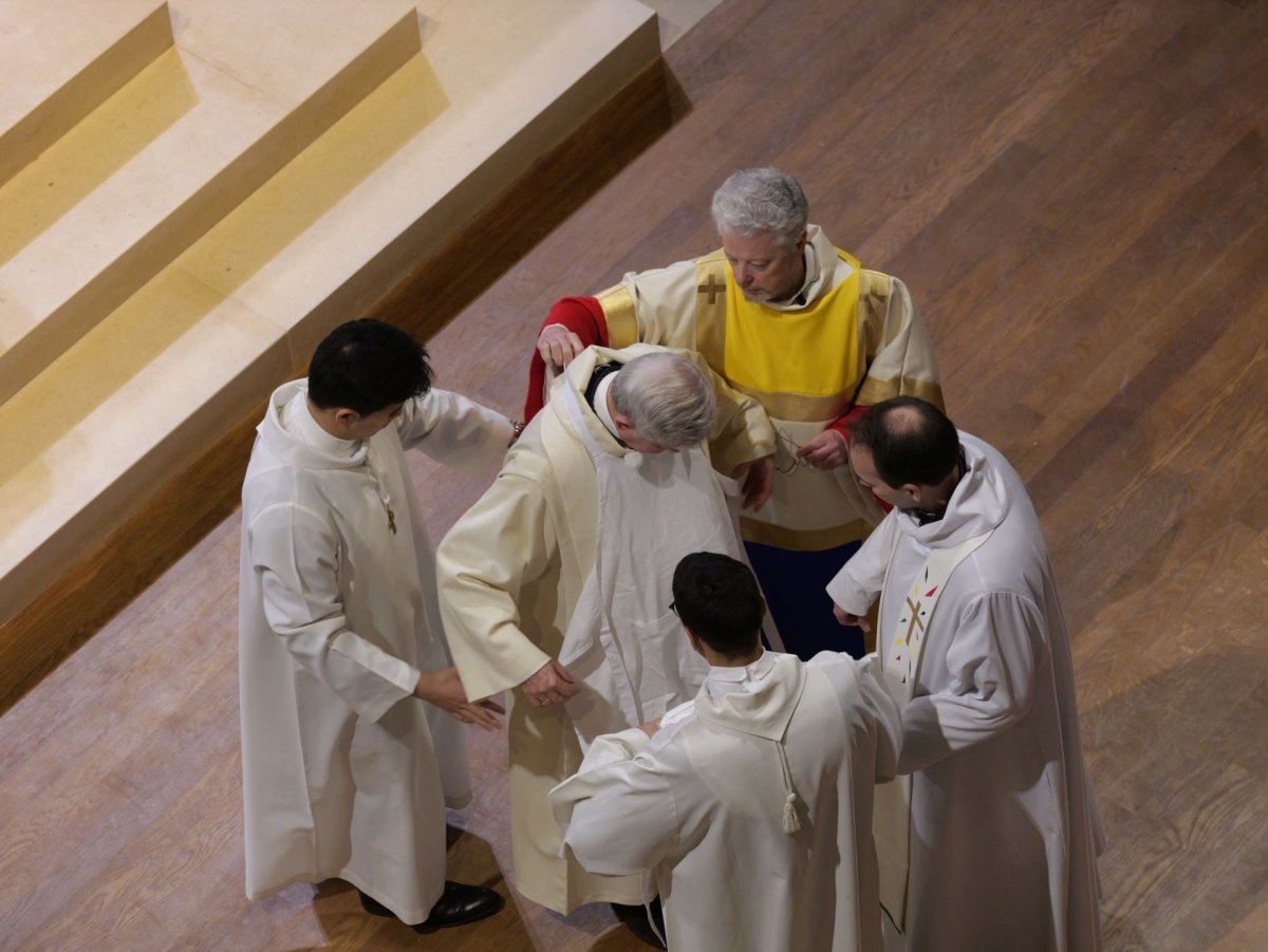 Messe de consécration de l'autel de Notre-Dame de Paris. © Yannick Boschat / Diocèse de Paris.