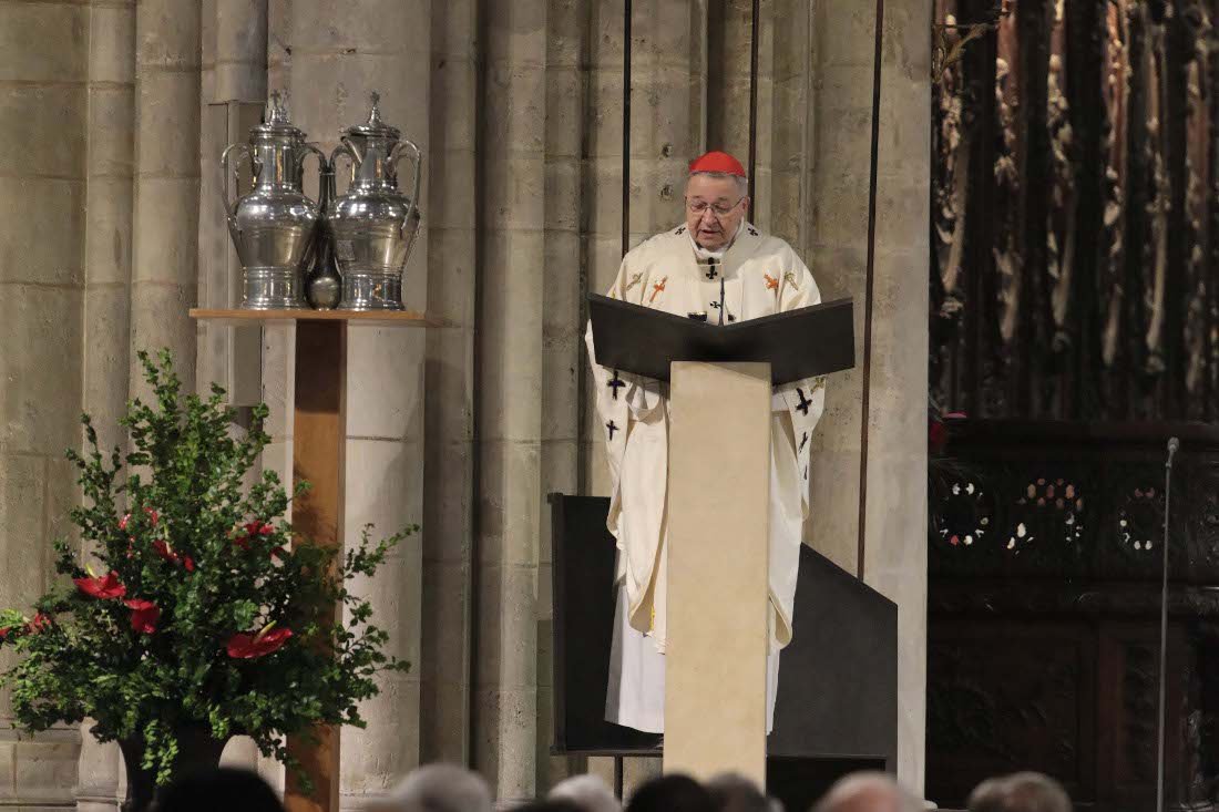 Homélie du cardinal André Vingt-Trois. © Yannick Boschat / Diocèse de Paris.