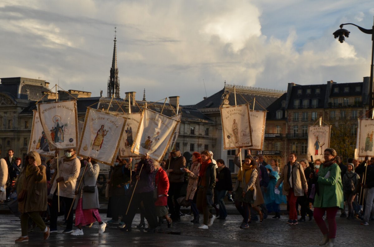 Procession de la Toussaint 2021. © Michel Pourny.