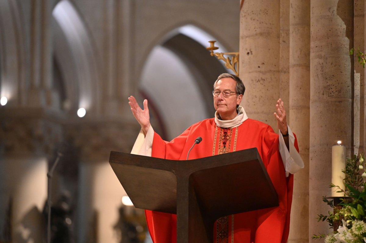 Rencontre des séminaristes d'Île-de-France 2025. Célébration de la messe. © Marie-Christine Bertin / Diocèse de Paris.