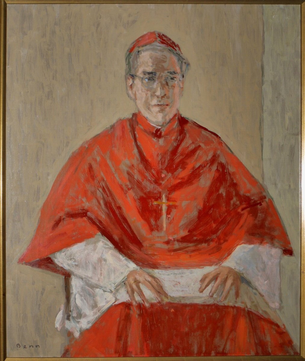 Portrait du cardinal Jean-Marie Lustiger. © C. D. A. S.