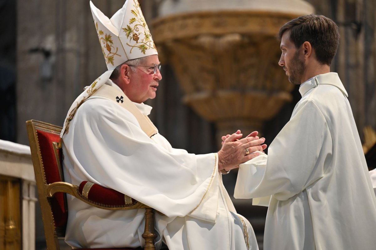 Ordinations des diacres permanents 2023. © Marie-Christine Bertin / Diocèse de Paris.