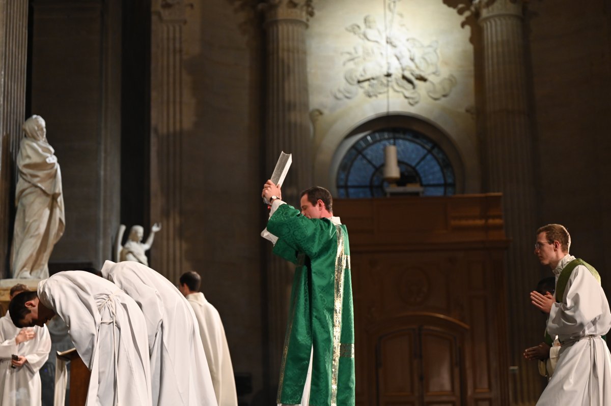 Messe des étudiants d'Île-de-France 2024. © Marie-Christine Bertin / Diocèse de Paris.