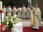 Jeudi Saint avec Mgr Nahmias à Notre-Dame d'Auteuil. 