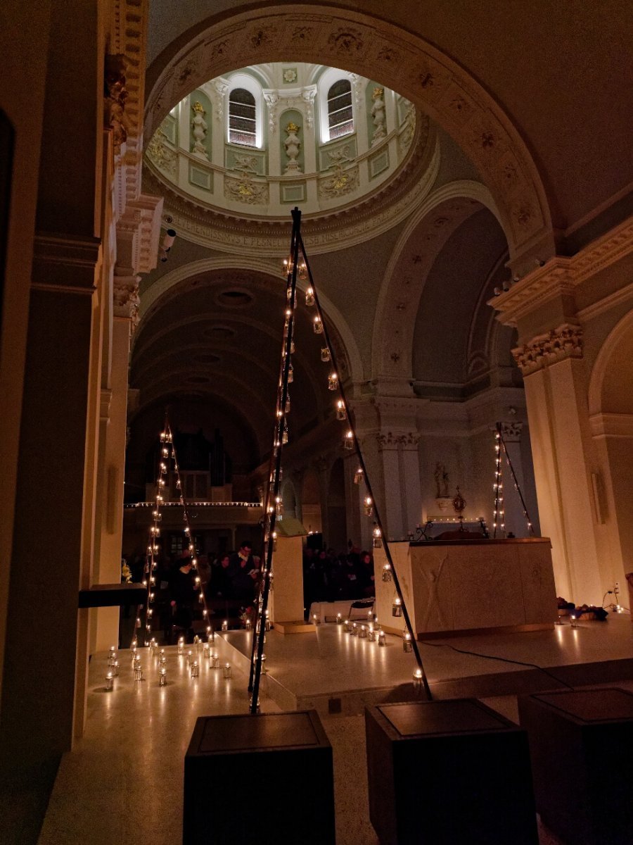 Soirée sainte Geneviève à Notre-Dame de l'Assomption de Passy (16e). © Yannick Boschat / Diocèse de Paris.