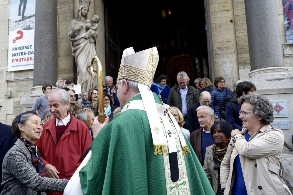 Inauguration de l'église restaurée de Notre-Dame d'Auteuil. © Trung Hieu Do / Diocèse de Paris.