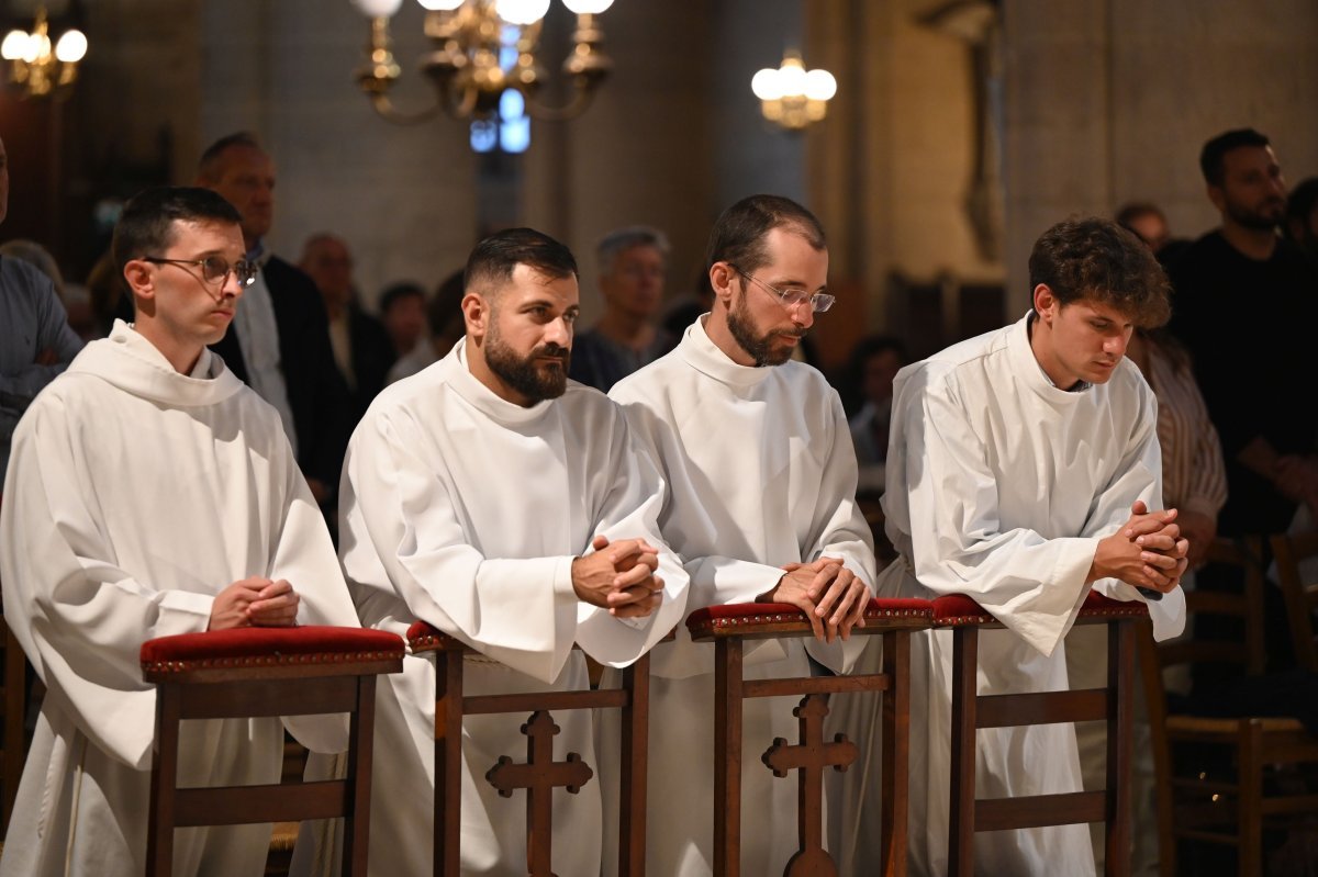 Messe de rentrée du Séminaire de Paris. © Marie-Christine Bertin / Diocese de Paris.