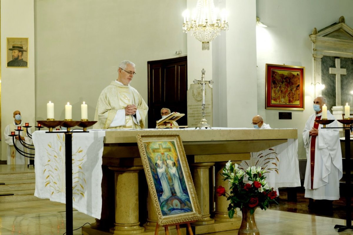 Journée d'action de grâce pour le témoignage des Religieux des Sacrés Cœurs. © Trung Hieu Do.