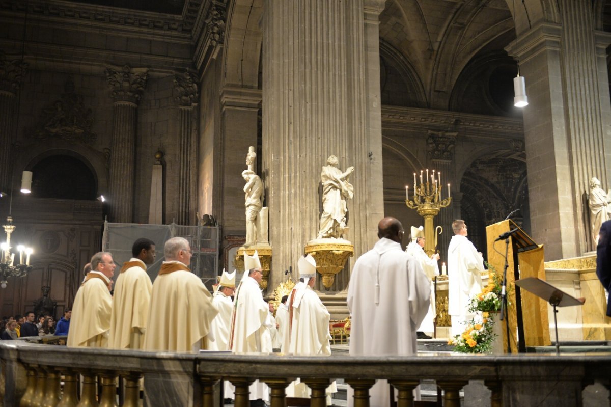 Messe des étudiants d'Île-de-France 2019. © Marie-Christine Bertin / Diocèse de Paris.