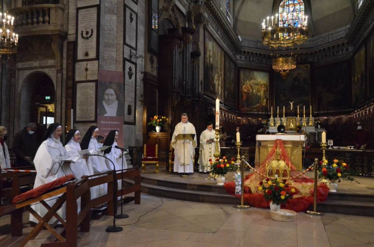 Anniversaire de la sauvegarde de la statue de Notre-Dame des Victoires lors (…). © Michel Pourny.