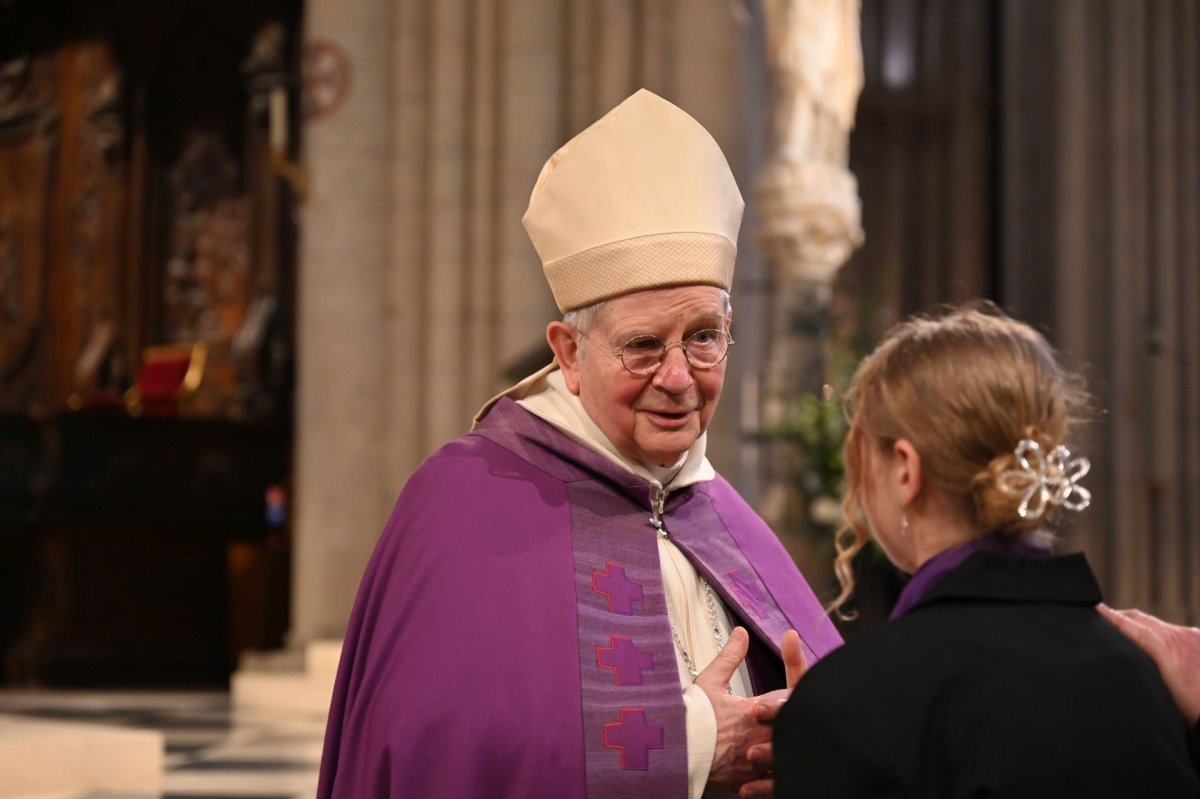 Appel décisif et inscription du nom des catéchumènes 2026 - Célébration de (…). © Marie-Christine Bertin / Diocèse de Paris.