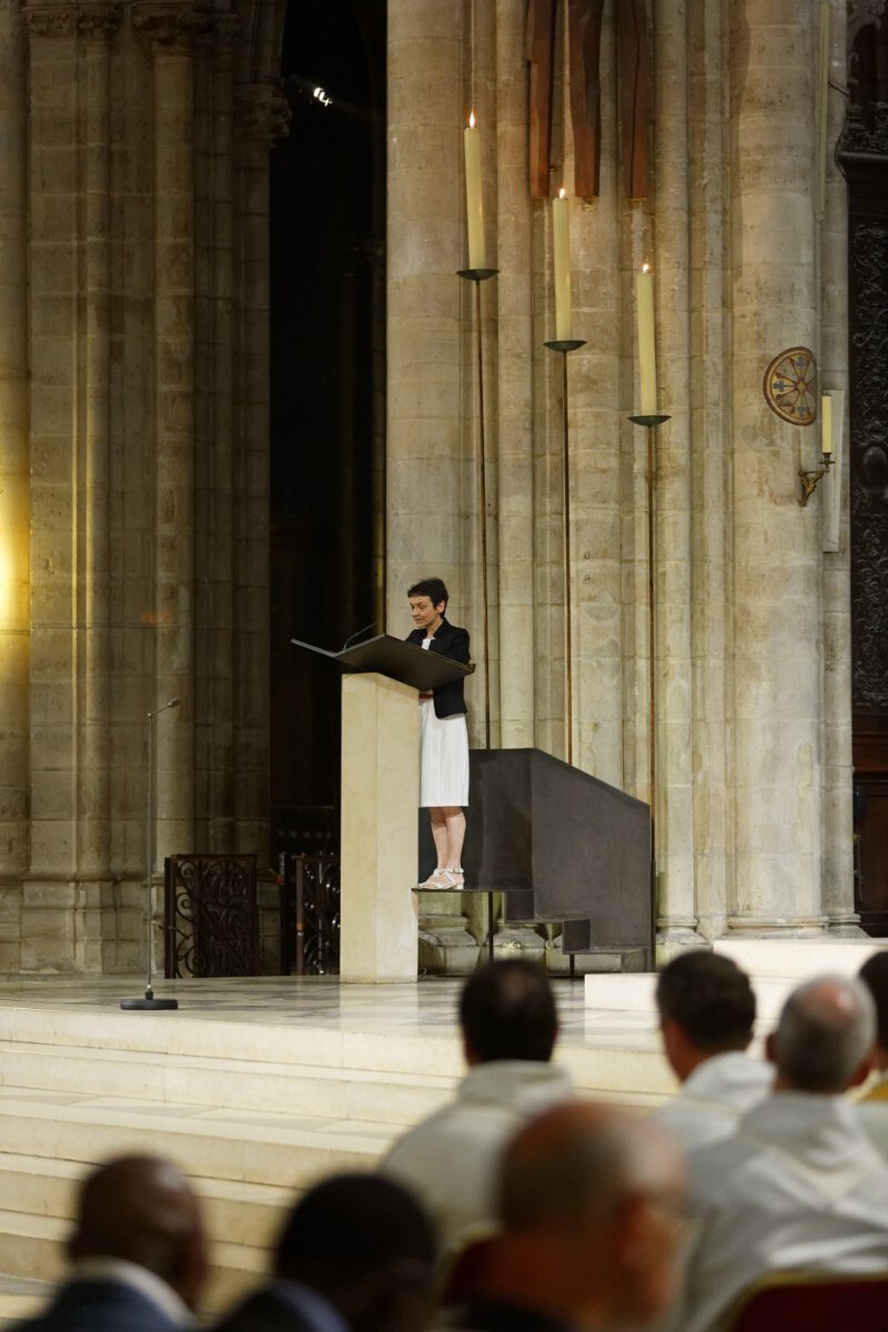 Liturgie de la Parole. © Yannick Boschat / Diocèse de Paris.