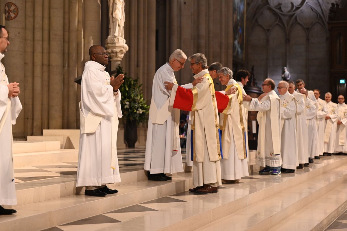 Ordinations des diacres permanents 2025. © Marie-Christine Bertin / Diocese de Paris.