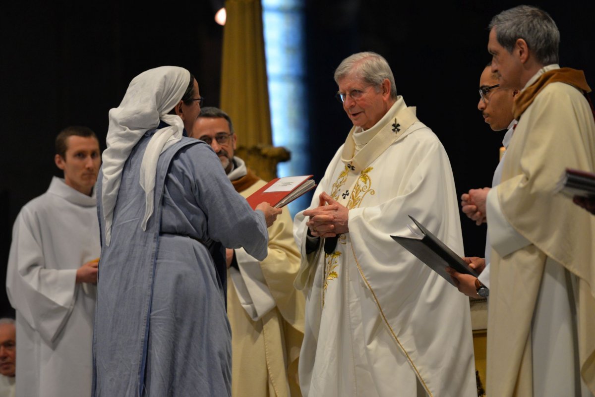 Messe chrismale 2023 à Saint-Sulpice. © Marie-Christine Bertin / Diocèse de Paris.