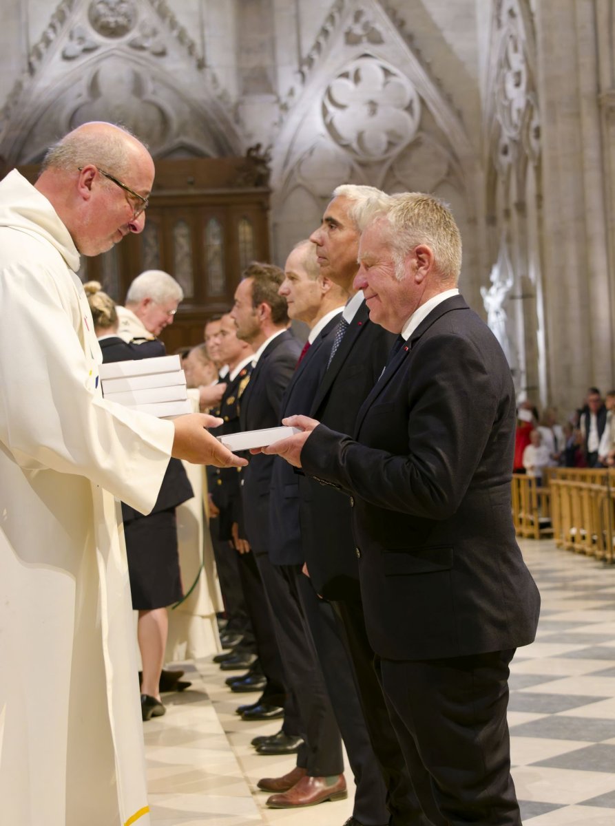Messe pour les Sapeurs-Pompiers. © Yannick Boschat / Diocèse de Paris.