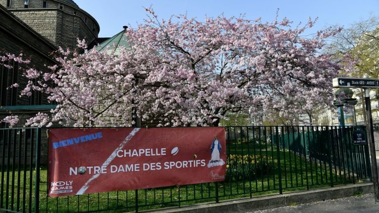 Inauguration de la chapelle Notre-Dame des Sportifs. (c) Gabriel Stemler.