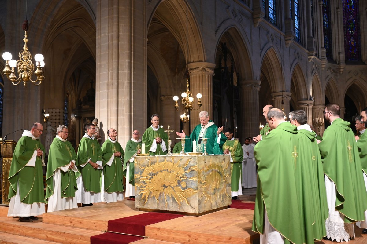 Messe de rentrée du Séminaire de Paris. © Marie-Christine Bertin / Diocese de Paris.