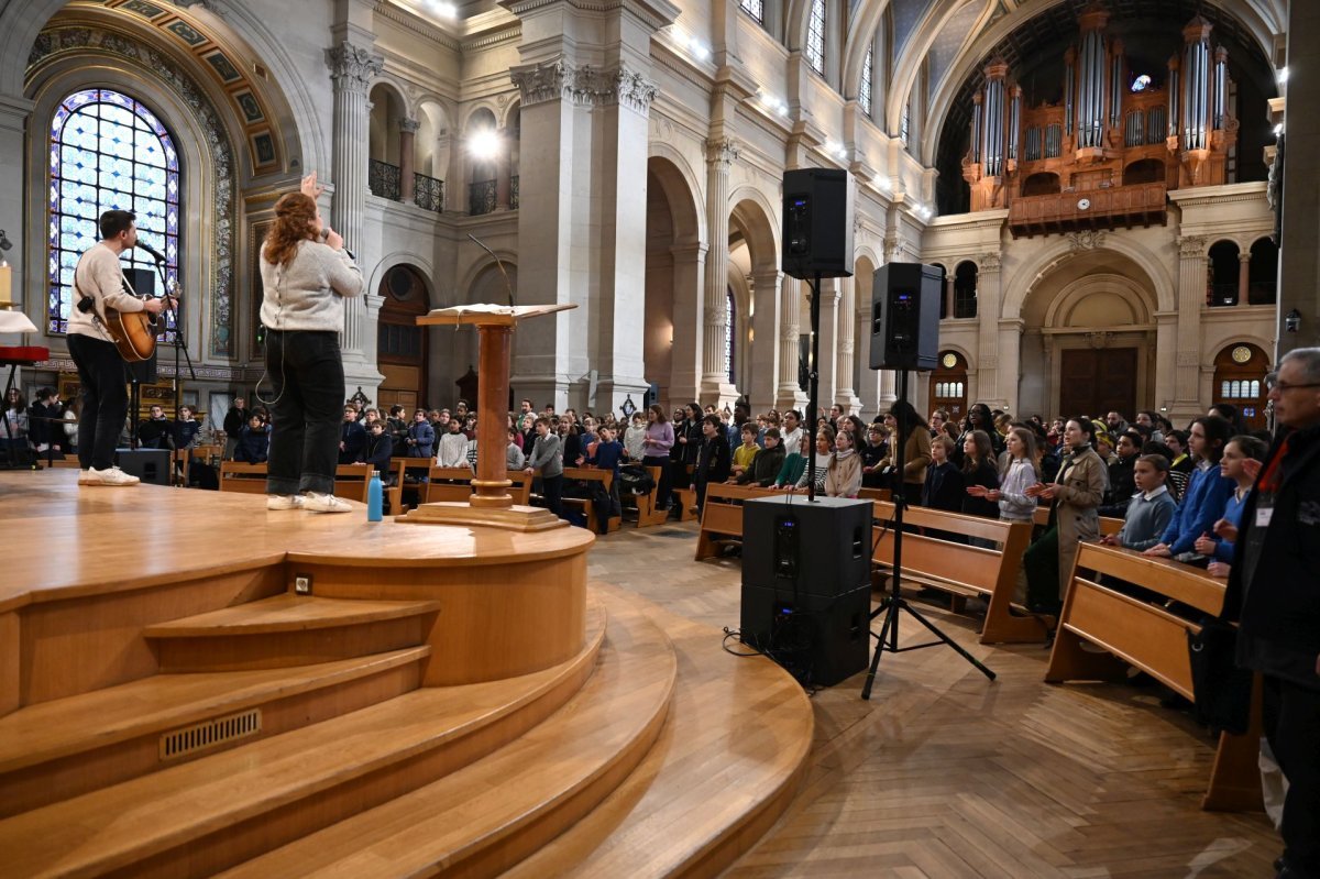 Rassemblement des Sixième 2025. © MC Bertin / Diocèse de Paris.