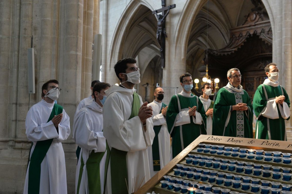 Messe pour les vocations 2021. © Marie-Christine Bertin / Diocèse de Paris.