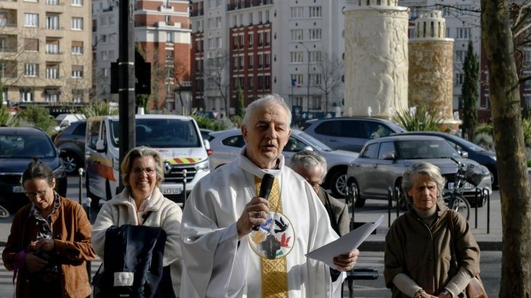 Inauguration de la chapelle Notre-Dame des Sportifs. (c) Gabriel Stemler.
