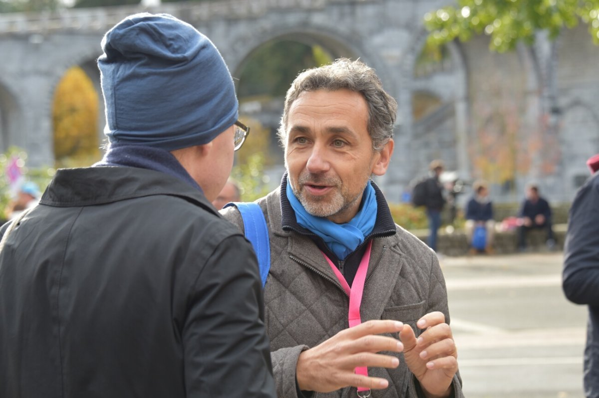 Rencontres européennes à Lourdes avec Fratello 2019. © François-Régis Salefran.