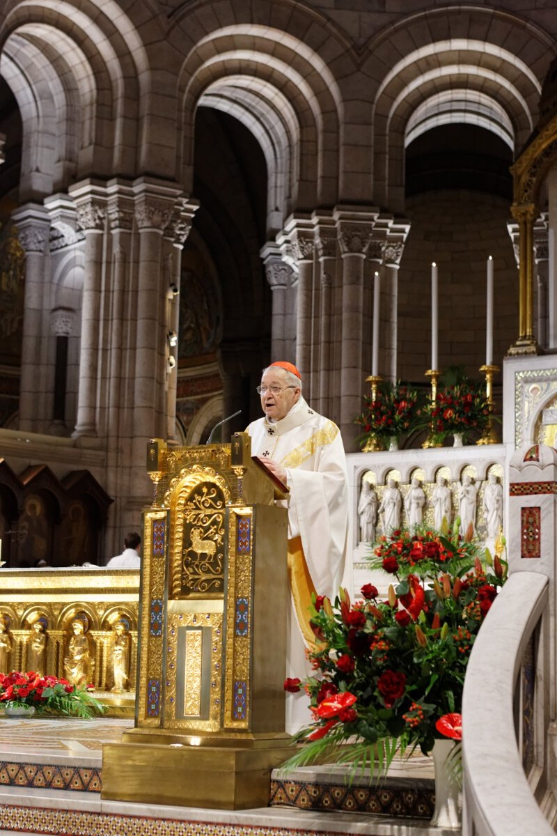 Homélie du cardinal André Vingt-Trois. © Yannick Boschat / Diocèse de Paris.