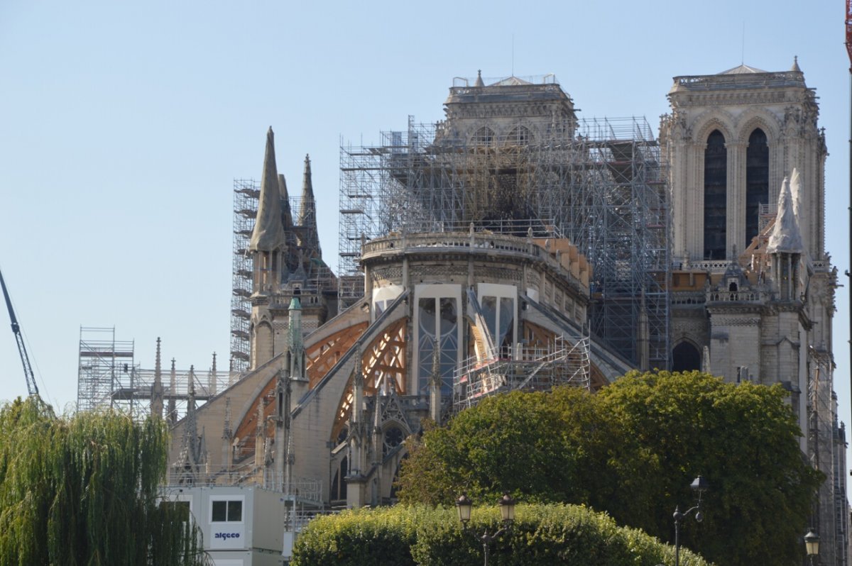 Notre-Dame de Paris. 26 août 2019 © Laurence Faure / Diocèse de Paris.