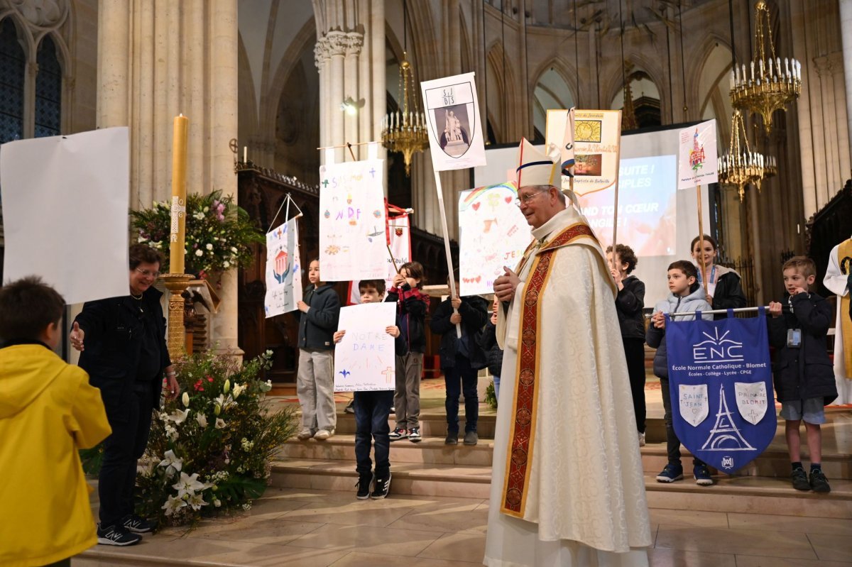 Rassemblement des CM1 2026. © Marie-Christine Bertin / Diocese de Paris.