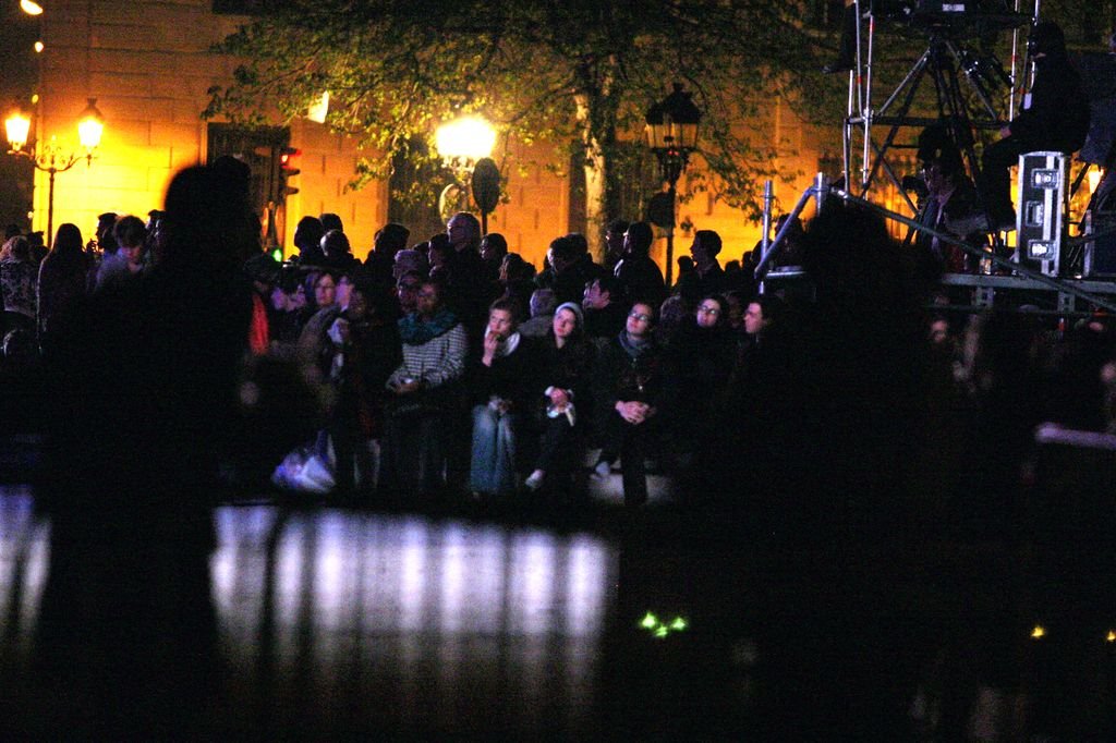 Le Parvis des Gentils le 25 mars 2011 à Notre-Dame de Paris. Photo Yannick Boschat 