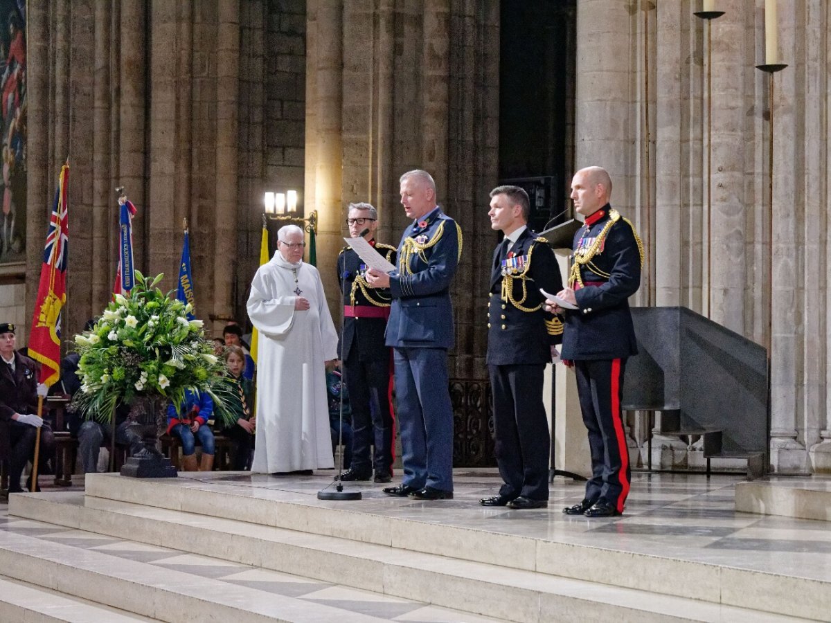 Célébration de commémoration du centenaire de l'armistice de la Grande (…). © Yannick Boschat / Diocèse de Paris.