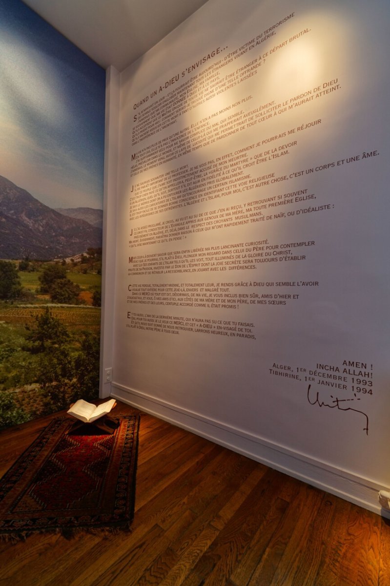 La chambre de Christian de Chergé au Séminaire des Carmes. © Yannick Boschat / Diocèse de Paris.