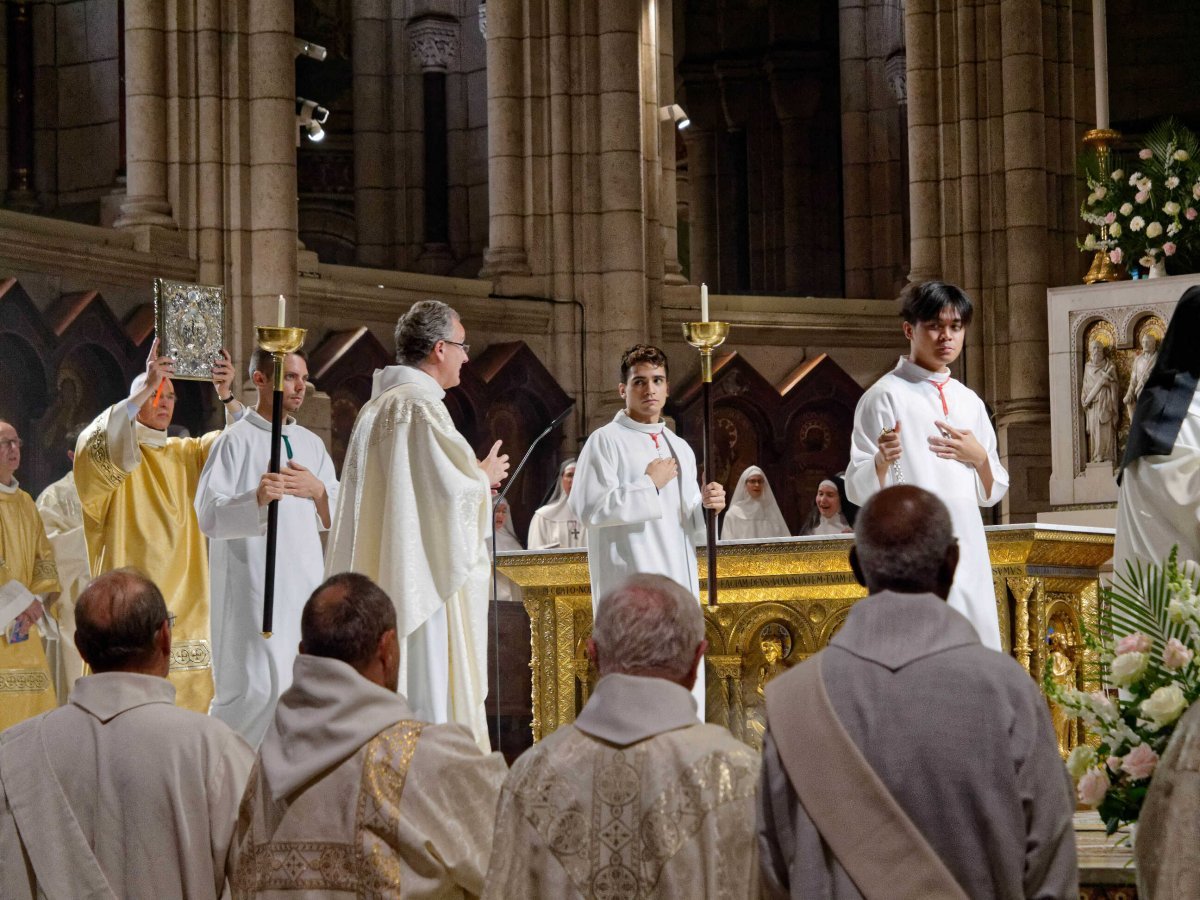 Messe d'ouverture du Jubilé du Sacré-Cœur de Montmartre. © Yannick Boschat / Diocèse de Paris.