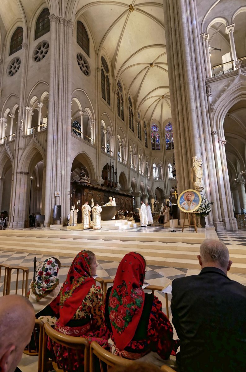 Divine Liturgie pour le bienheureux Cardinal Iuliu Hossu. © Yannick Boschat / Diocèse de Paris.